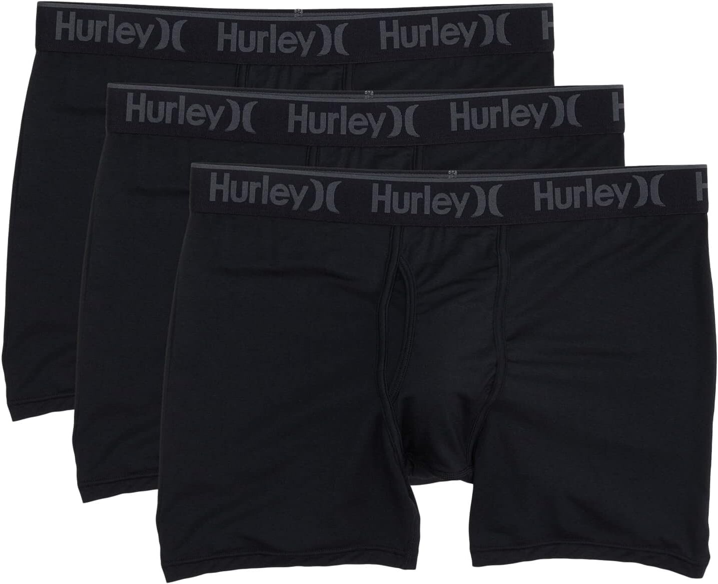 

Набор из 3 трусов-боксеров Supersoft Hurley, черный