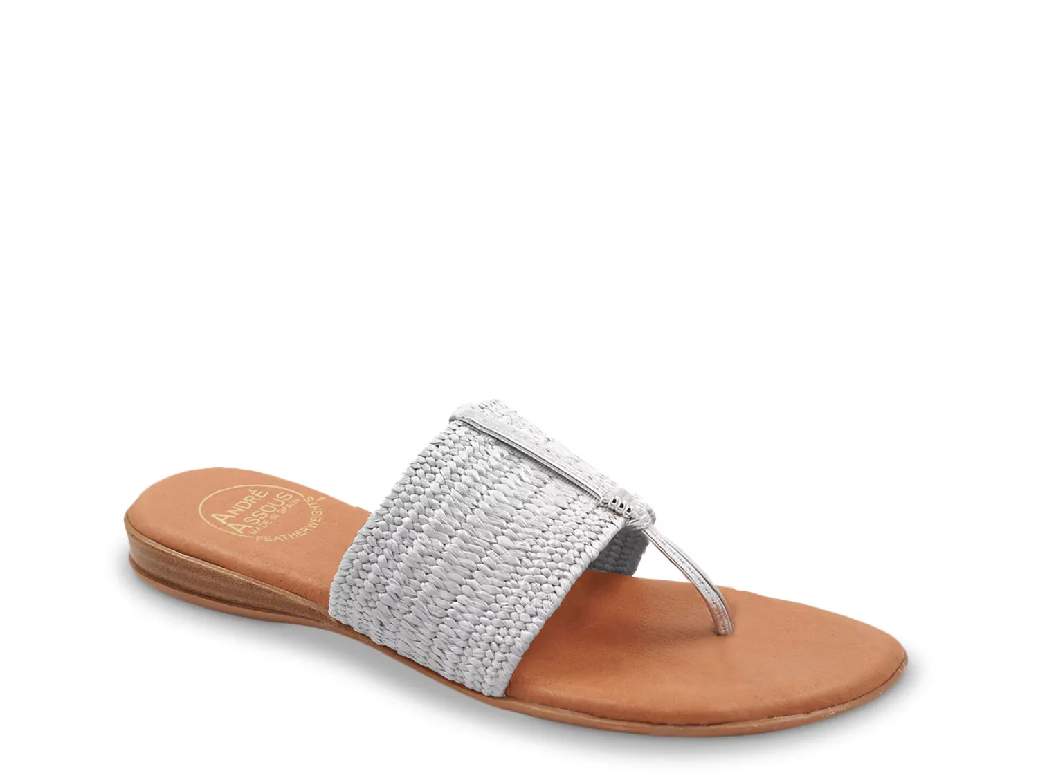 

Сандалии Nice Wedge Sandal Andre Assous, серебряный/металлик