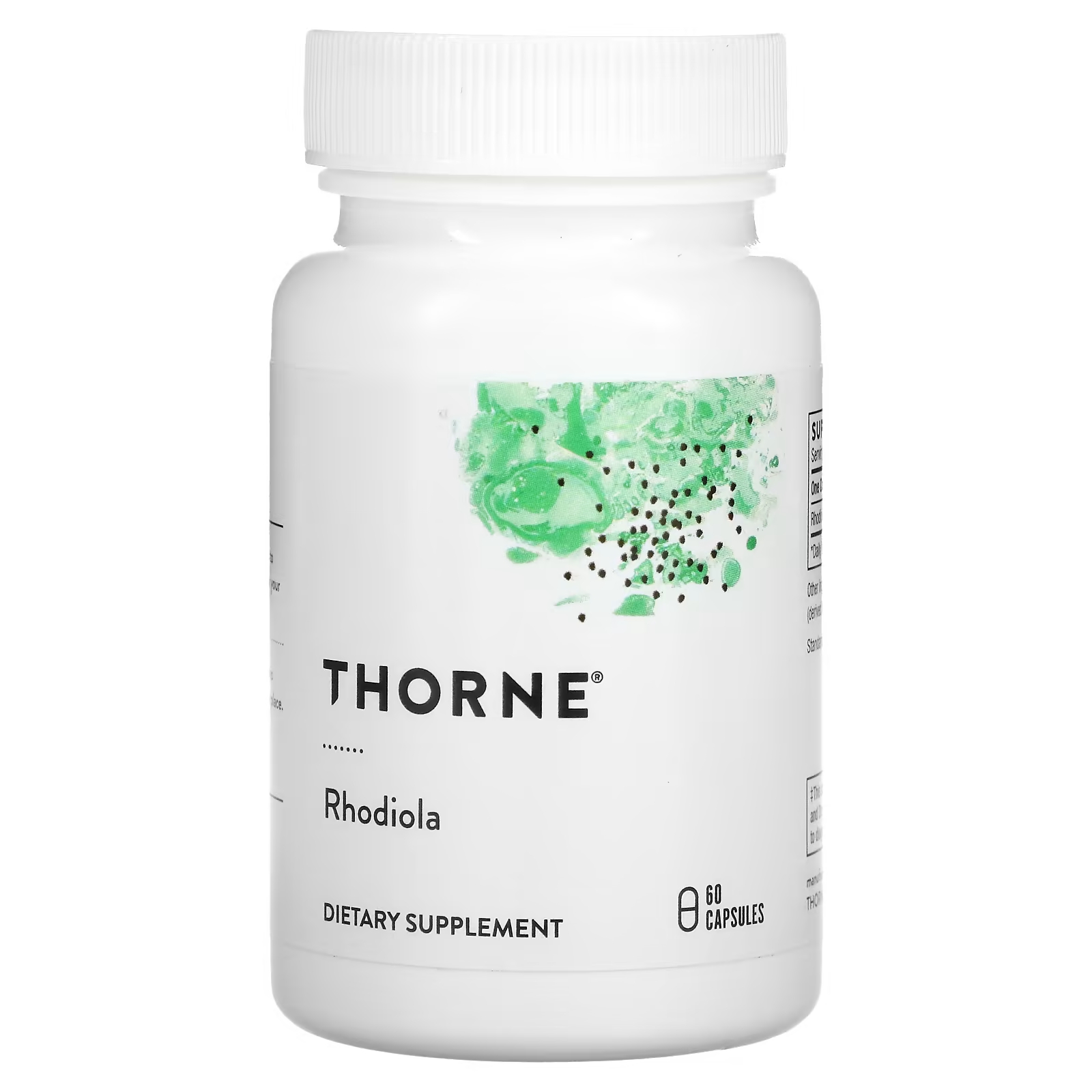 Thorne Родиола 60 капсул thorne витамин к 60 капсул