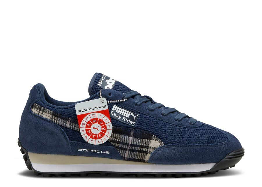 

Кроссовки Puma Porsche Legacy X Easy Rider, цвет Tartan Formstrip Club Navy