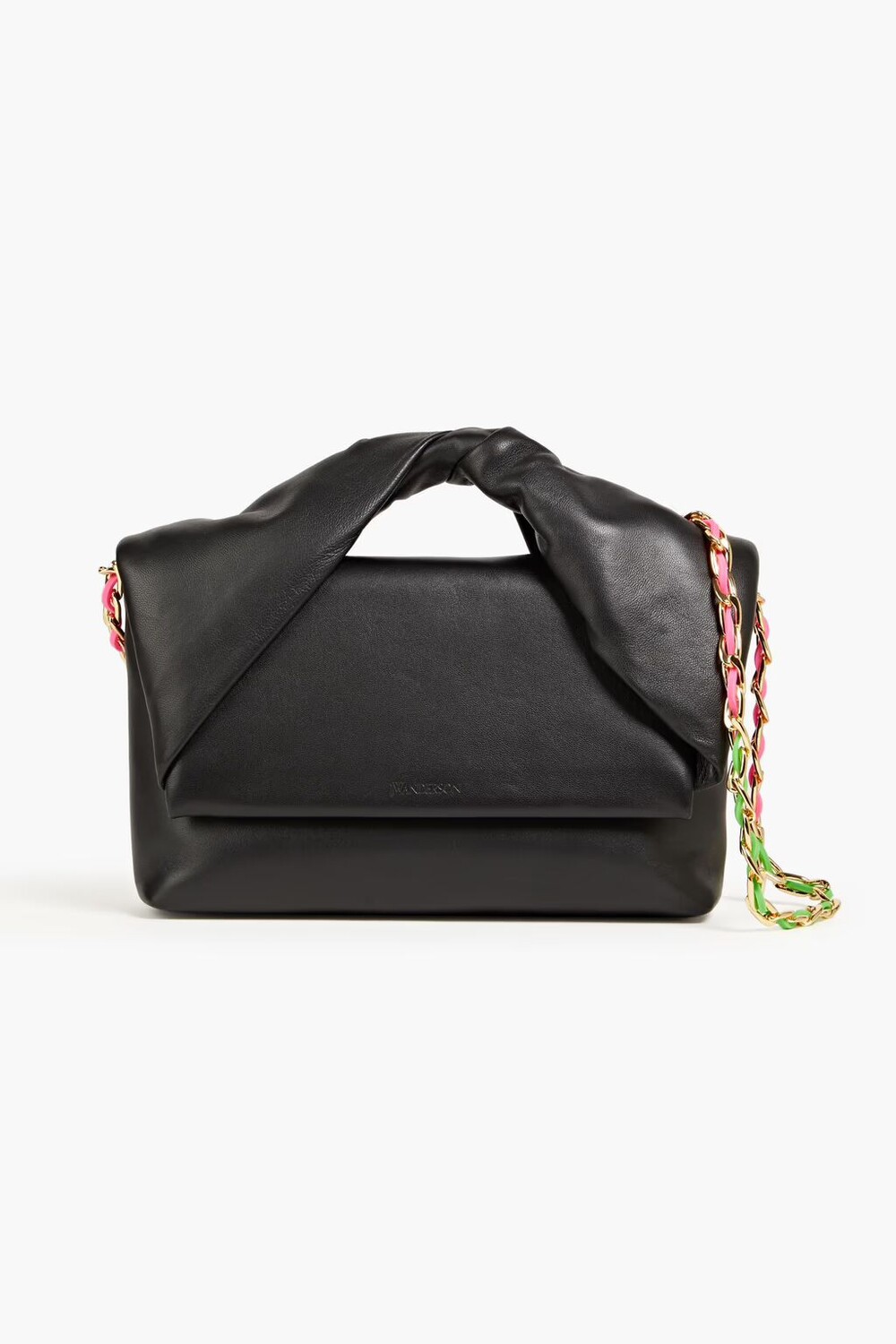 

Сумка на плечо из скрученной кожи Jw Anderson, черный