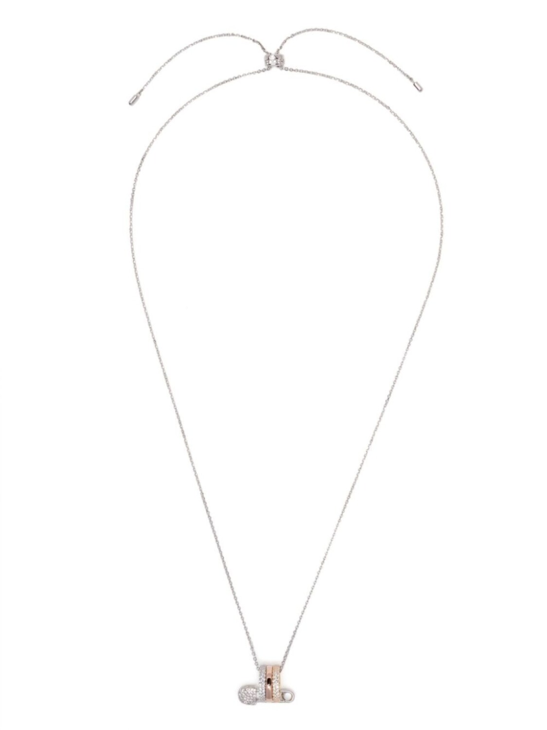 

Колье с подвеской Safety Pin APM Monaco, серебряный