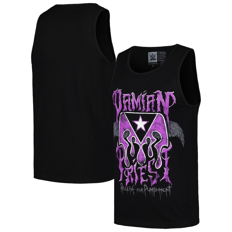 

Майка WWE Authentic Damian Priest, черный