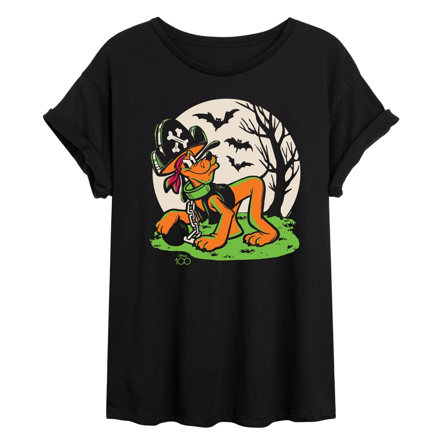 

Футболка Disney 100 Juniors Pluto The Pirate с струящимся рисунком Licensed Character