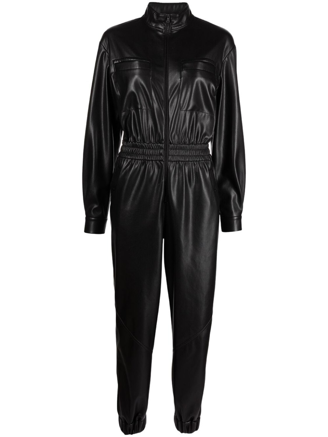 

alice + olivia комбинезон Levi из искусственной кожи, черный