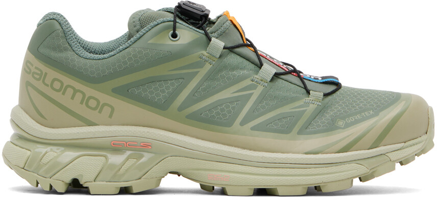 

Зеленые кроссовки XT-6 Gore-Tex Salomon