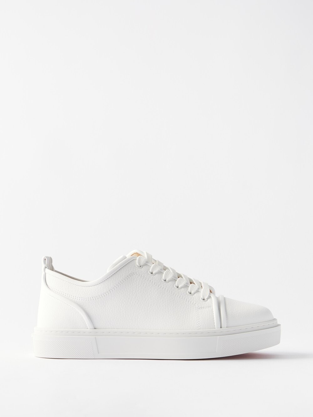 

Кожаные кроссовки adolon junior Christian Louboutin, белый