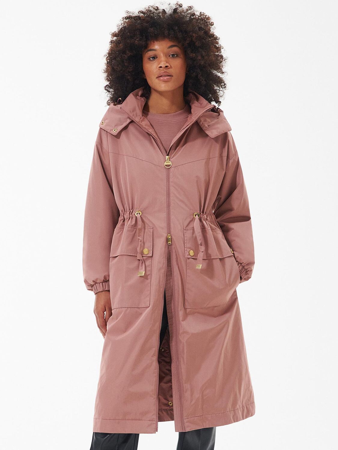

Длинная непромокаемая куртка Barbour International Trident, арабеска