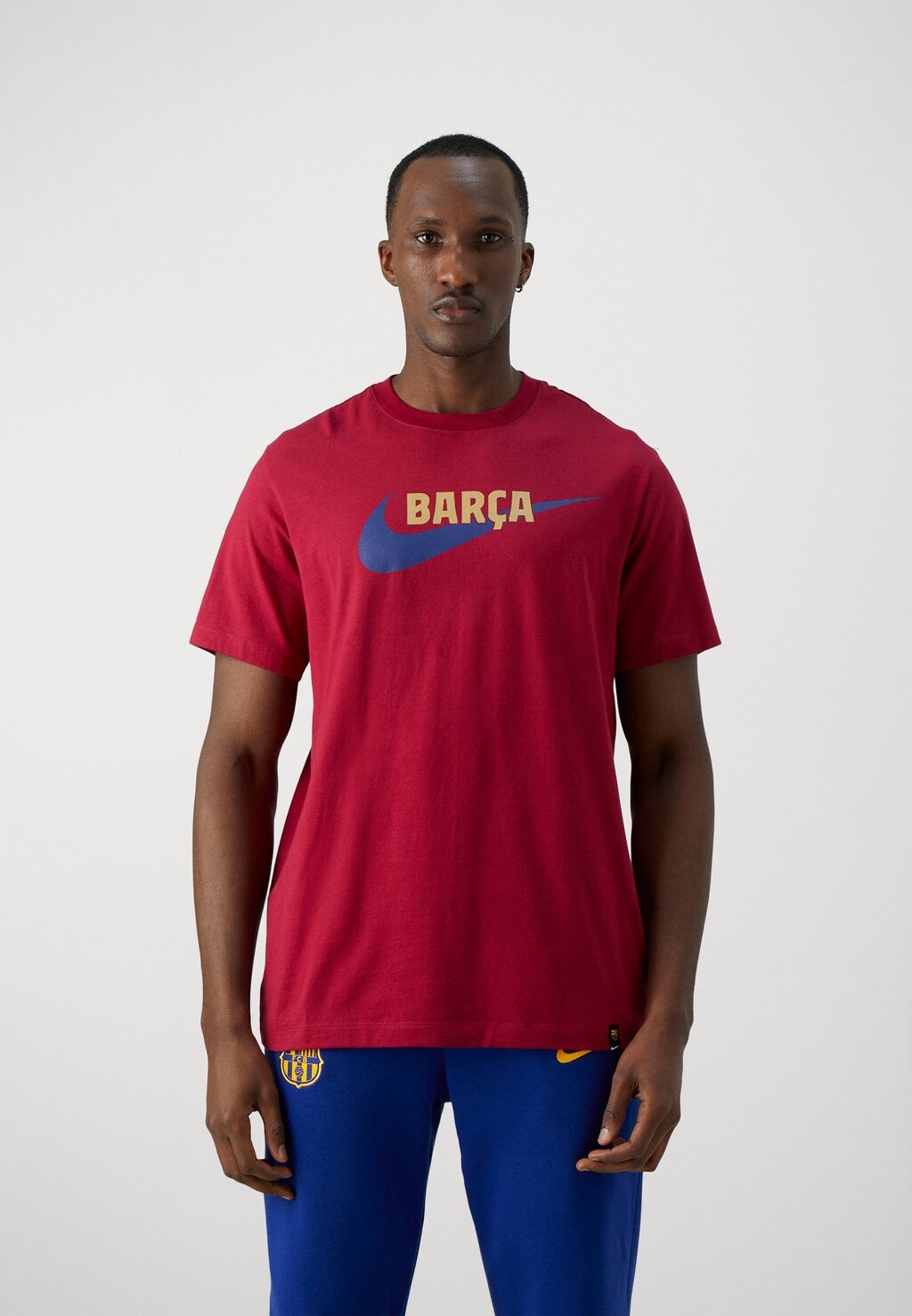 

Футболка с принтом Barcelona Fc Tee Nike, цвет noble red