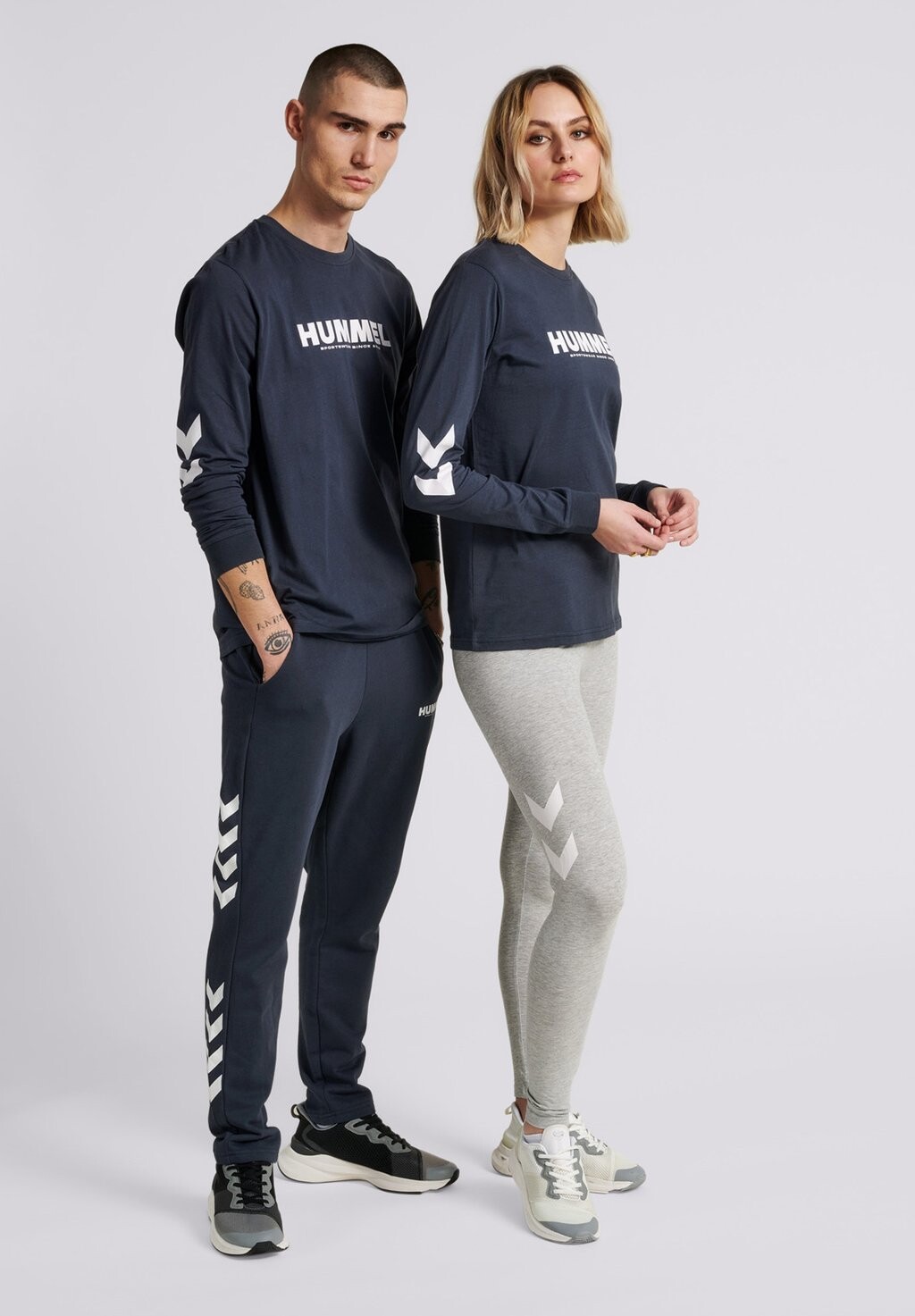 

Рубашка с длинным рукавом Hummel, Серый