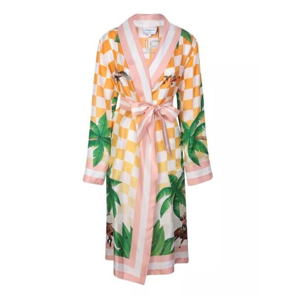 

Брюки table tennis club sunset silk robe Casablanca, мультиколор