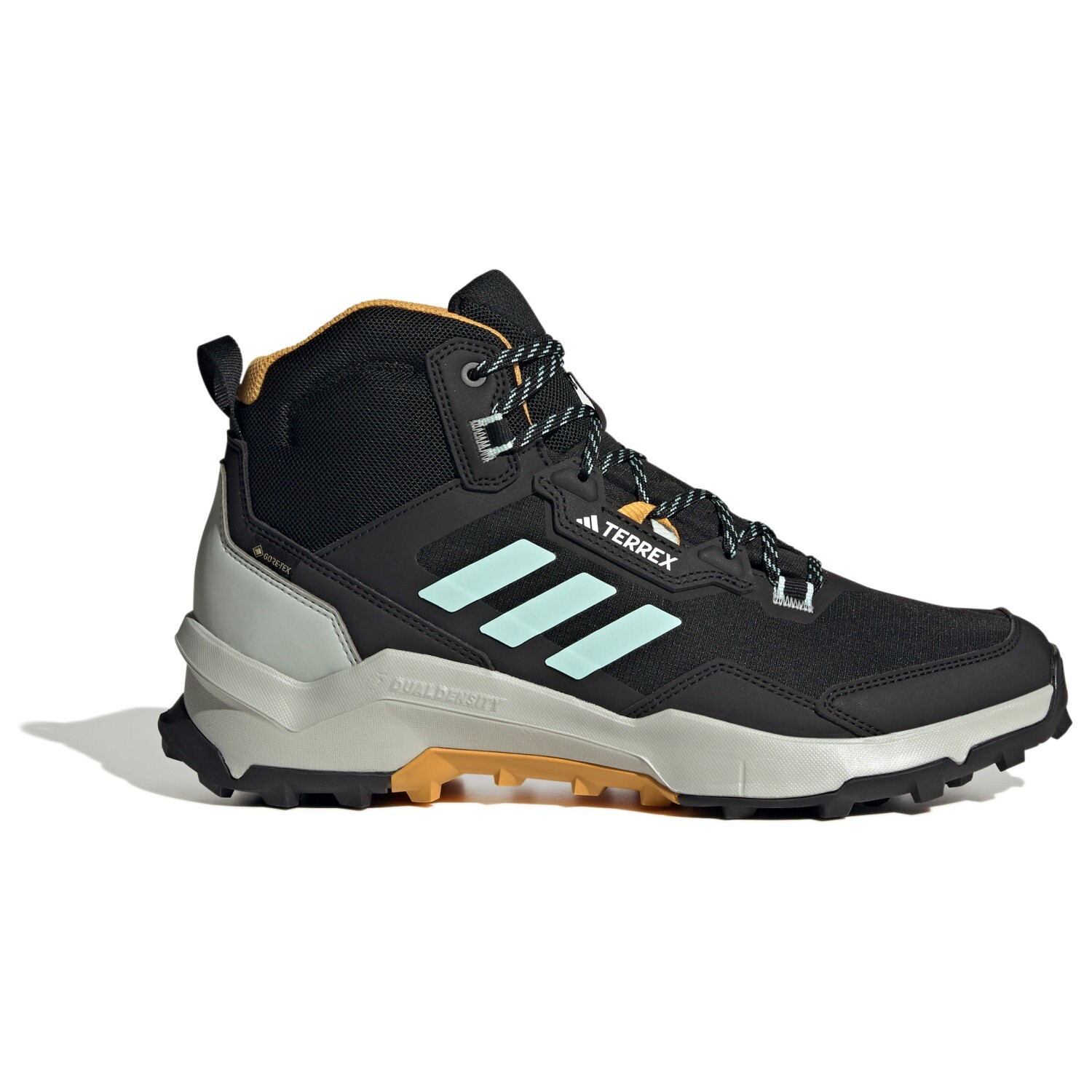 

Ботинки для прогулки Adidas Terrex Terrex AX4 Mid GTX, цвет Core Black/Semi Flash Aqua/Pre Yellow