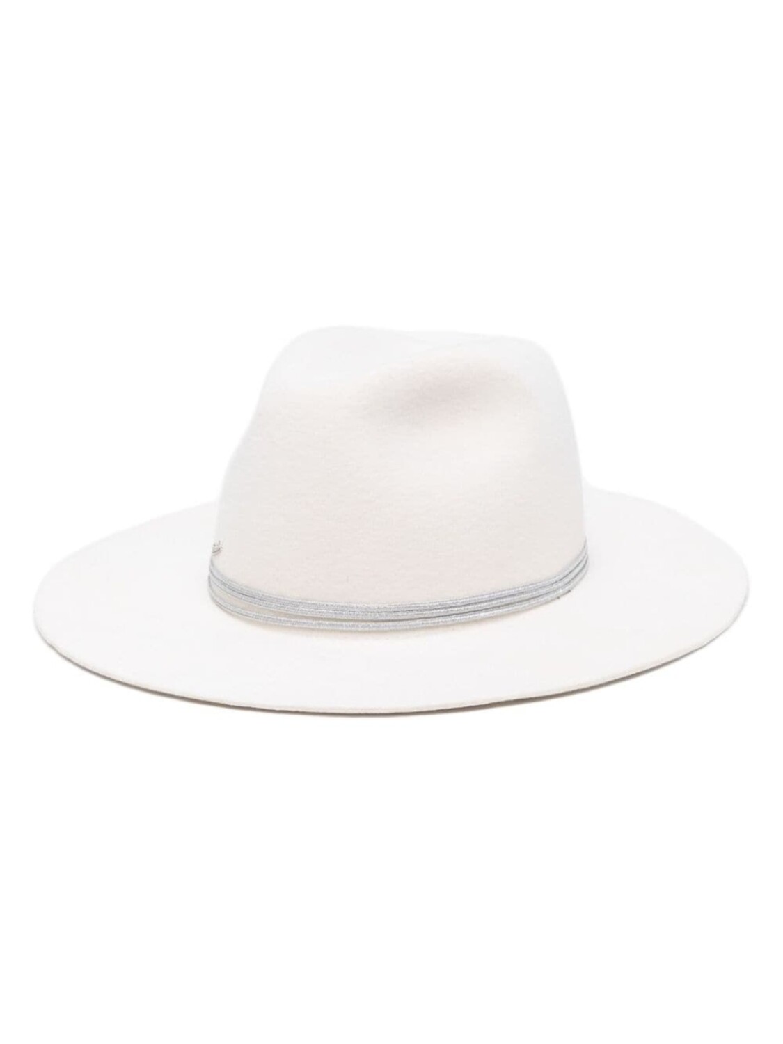 

Borsalino шляпа федора Алессандрия, белый