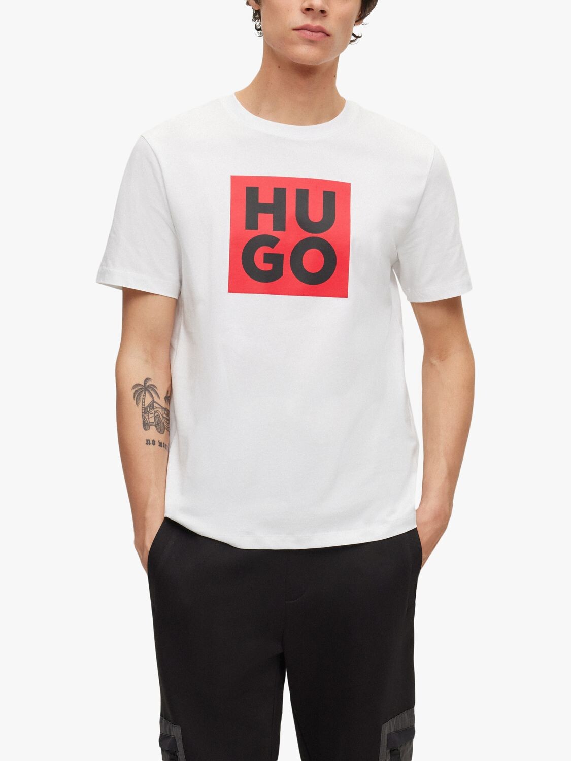 

Футболка HUGO Daltor, белая, Белый
