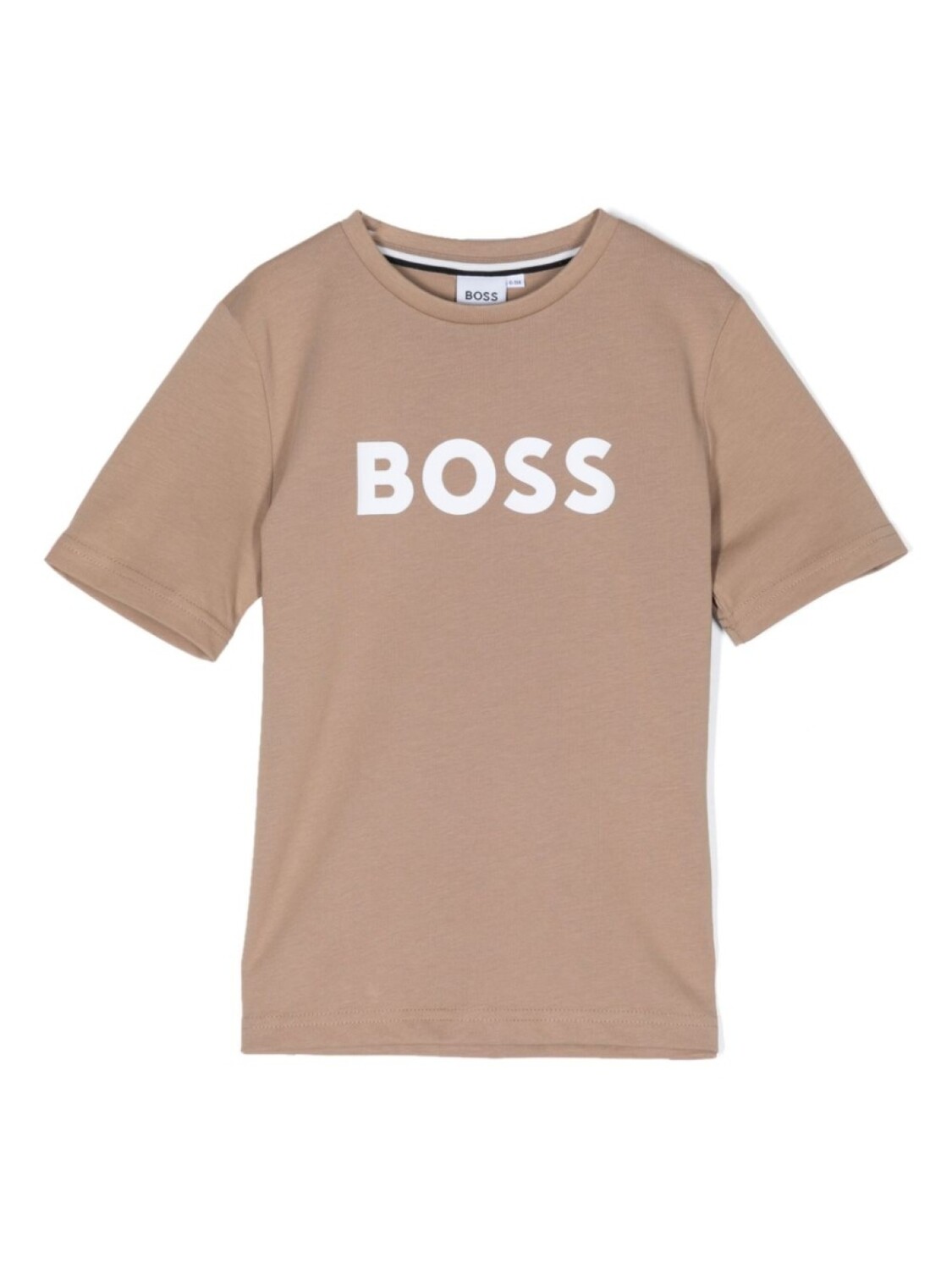

BOSS Kidswear футболка с логотипом, коричневый