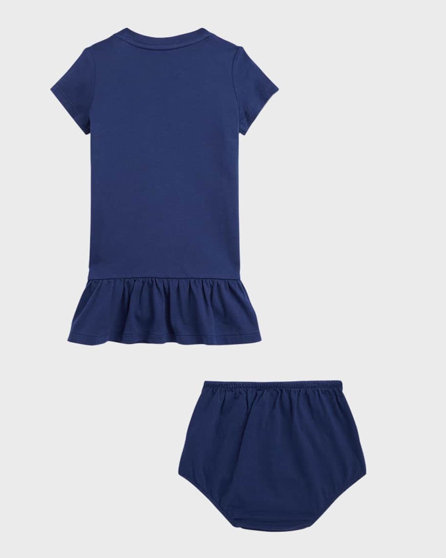 

Платье-футболка Polo Bear с аксессуарами для девочек, размер 3–18 мес. Ralph Lauren Childrenswear