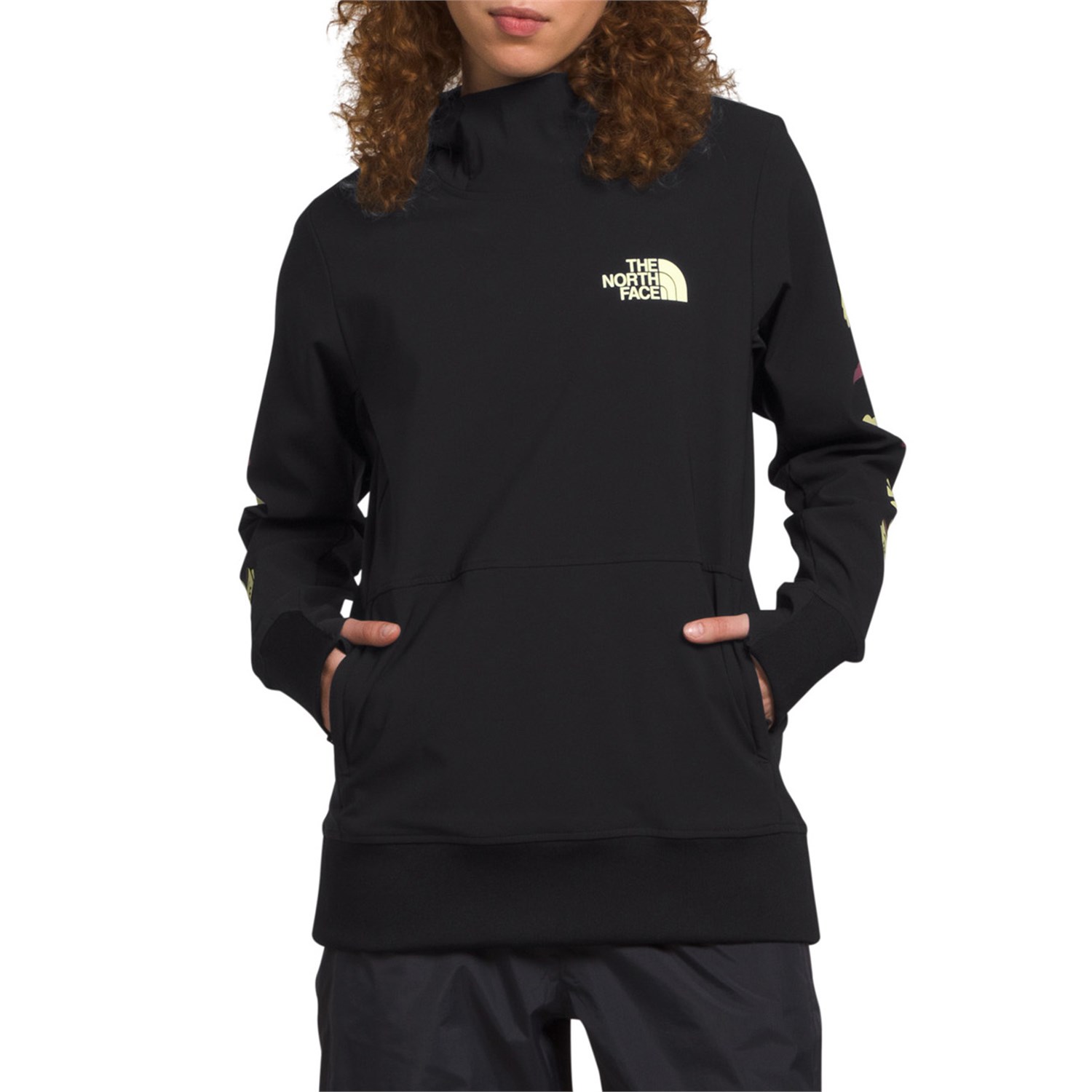 Худи The North Face Tekno Pullover, цвет TNF Black/Sun Sprite coat unique gothic face cover pullover hoodie top retro sweatshirt face cover halloween clothing