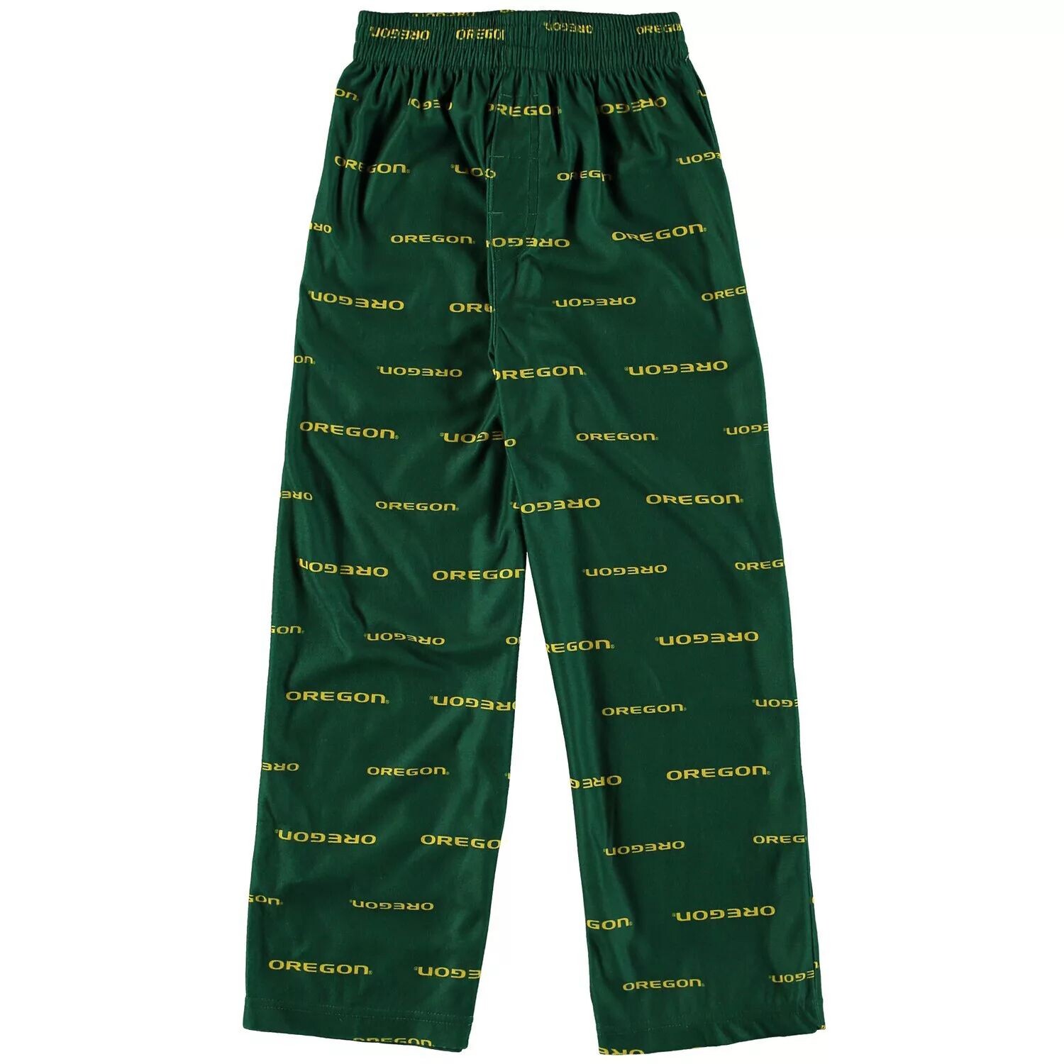 

Зеленые пижамные брюки с принтом Youth Oregon Ducks Unbranded
