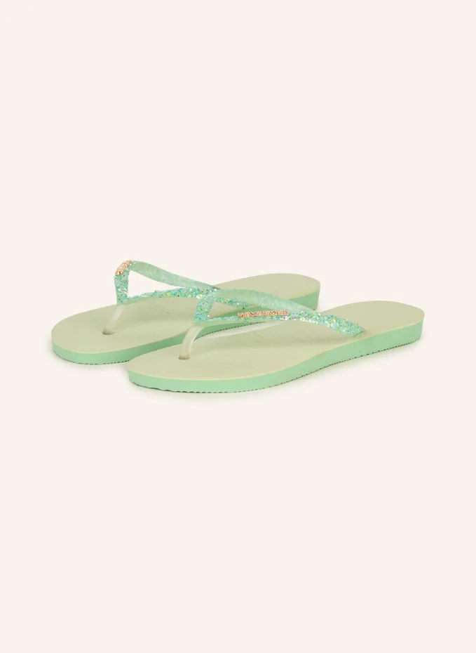 

Разделитель пальцев glitter flourish Havaianas, зеленый