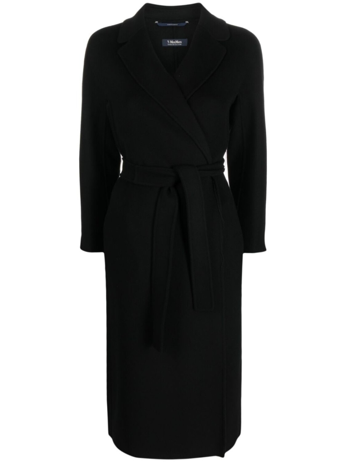 

'S Max Mara пальто из вирджинской шерсти с поясом, черный