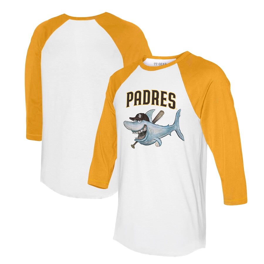 

Футболка с длинным рукавом Tiny Turnip San Diego Padres, белый