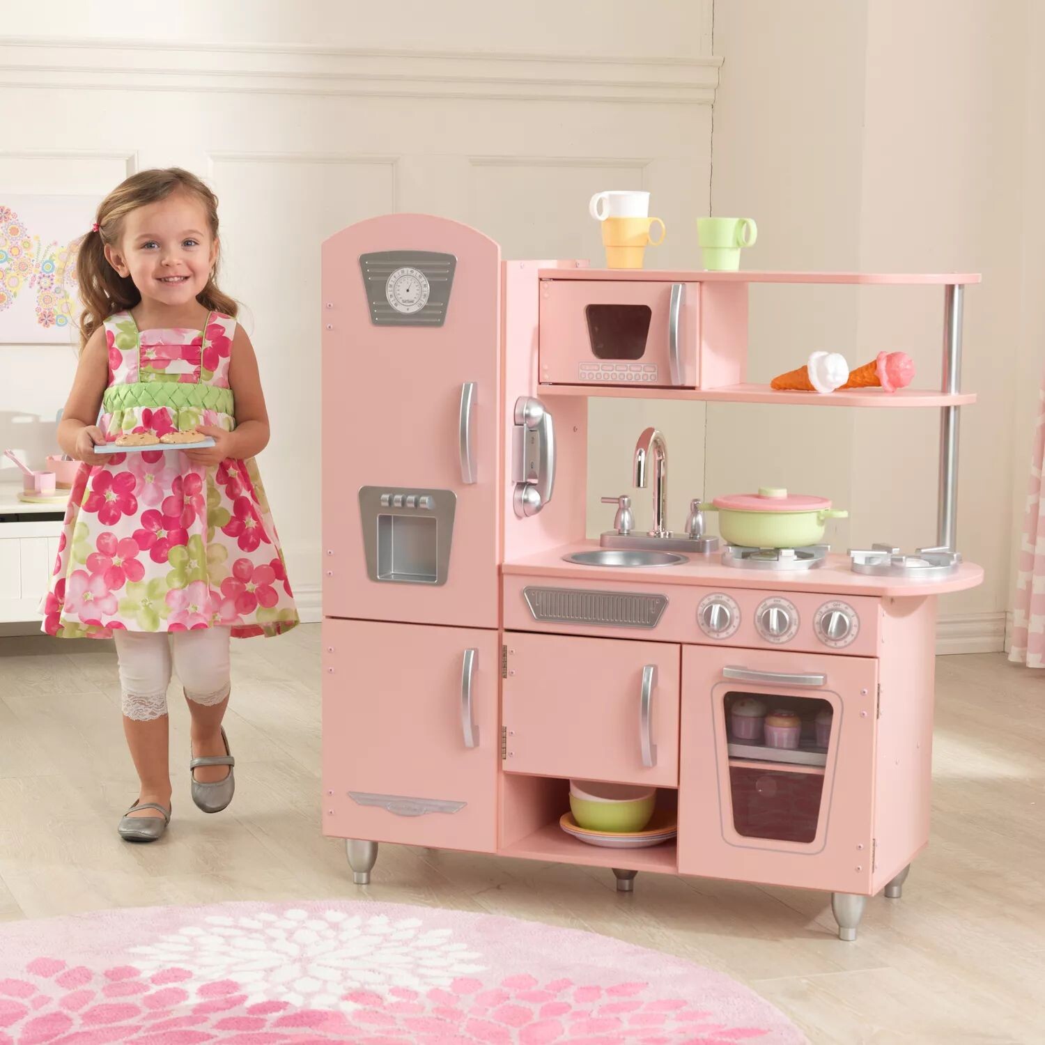 

KidKraft Розовая Винтажная Кухня KidKraft
