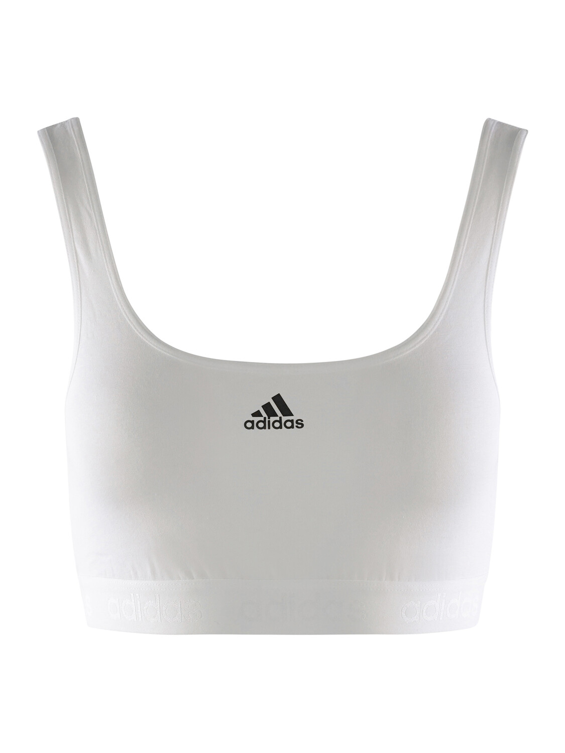 Бюстье adidas CROP BRA, белый