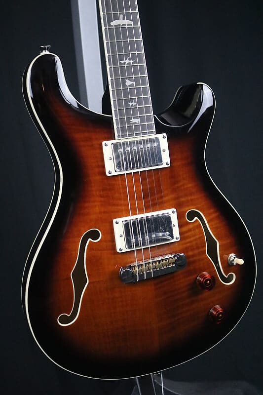 

Электрогитара PRS SE Hollowbody II 2022 Black Gold Burst
