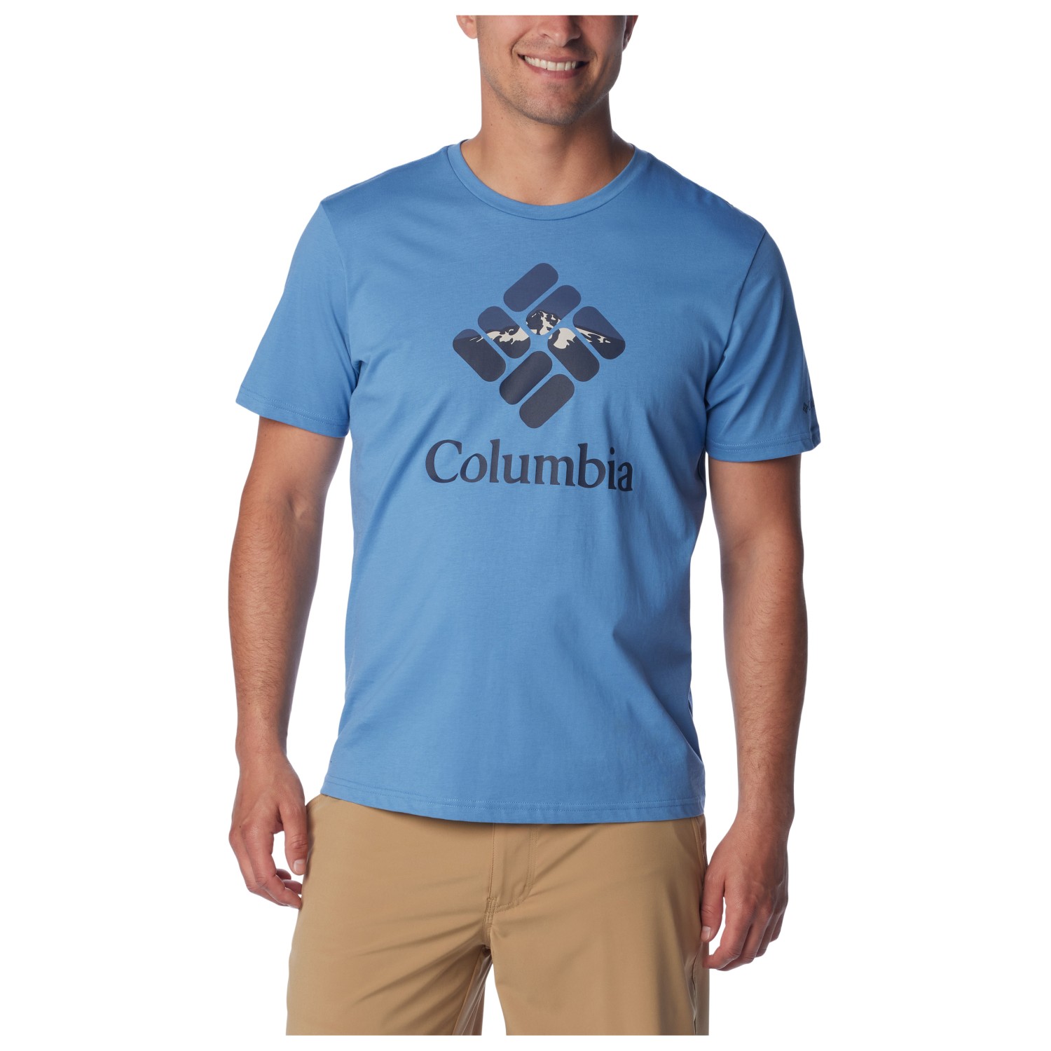 цена Футболка Columbia Rapid Ridge Graphic Tee, цвет Skyler/Hood Nightscape