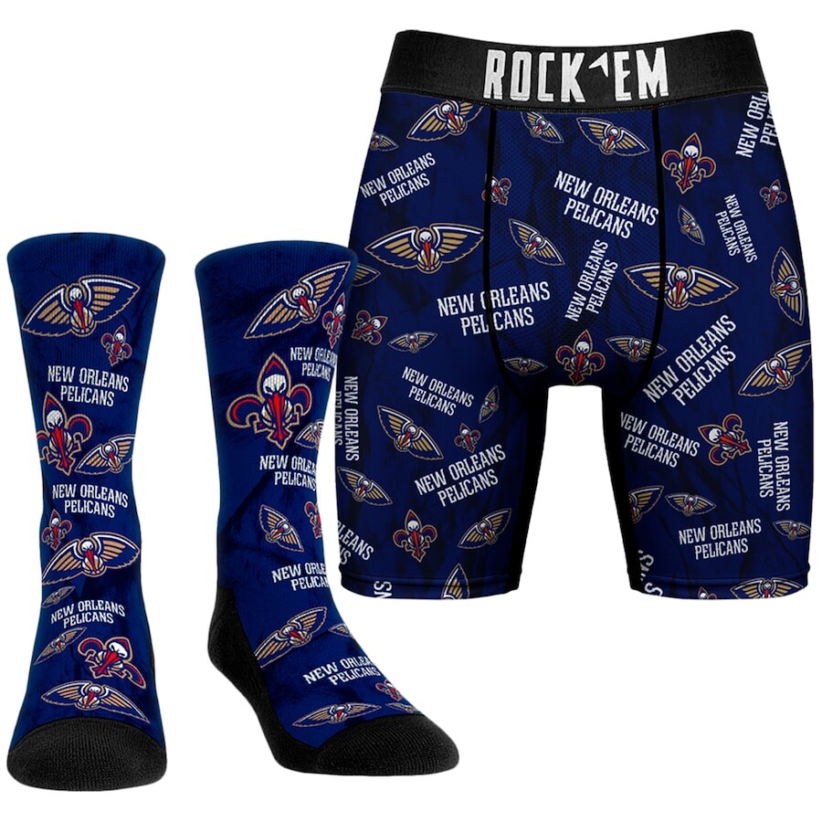 

Носки Rock Em Socks New Orleans Pelicans, нави