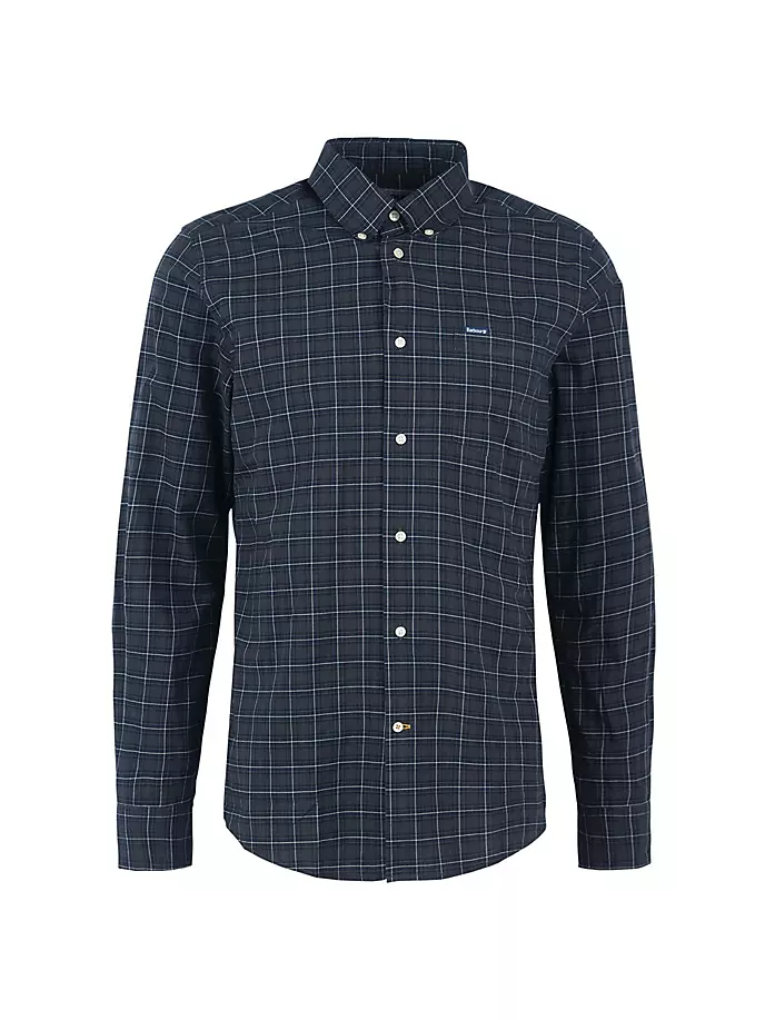 

Рубашка Lomond из смесового хлопка по индивидуальному заказу Barbour, черный