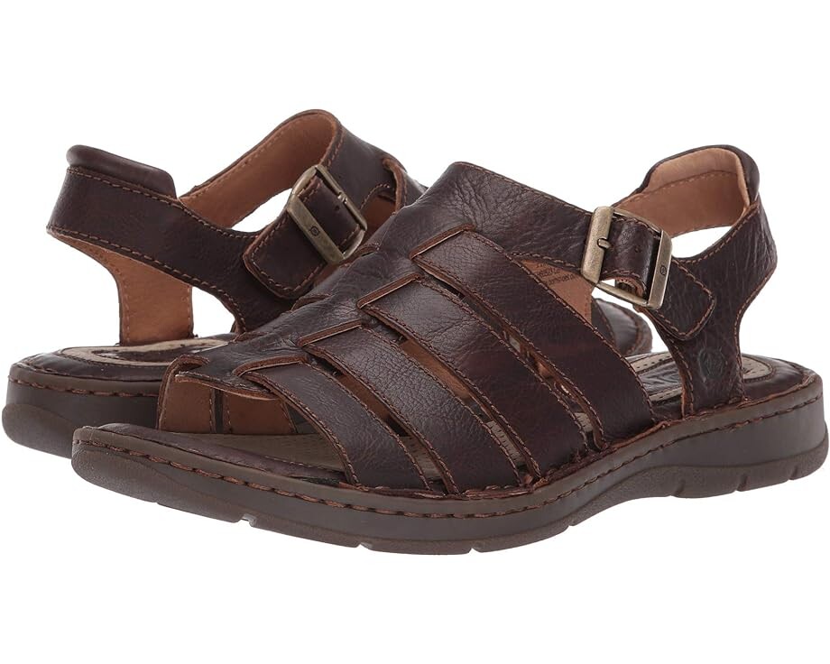

Сандалии Born Wichita, цвет Dark Brown Full Grain Leather