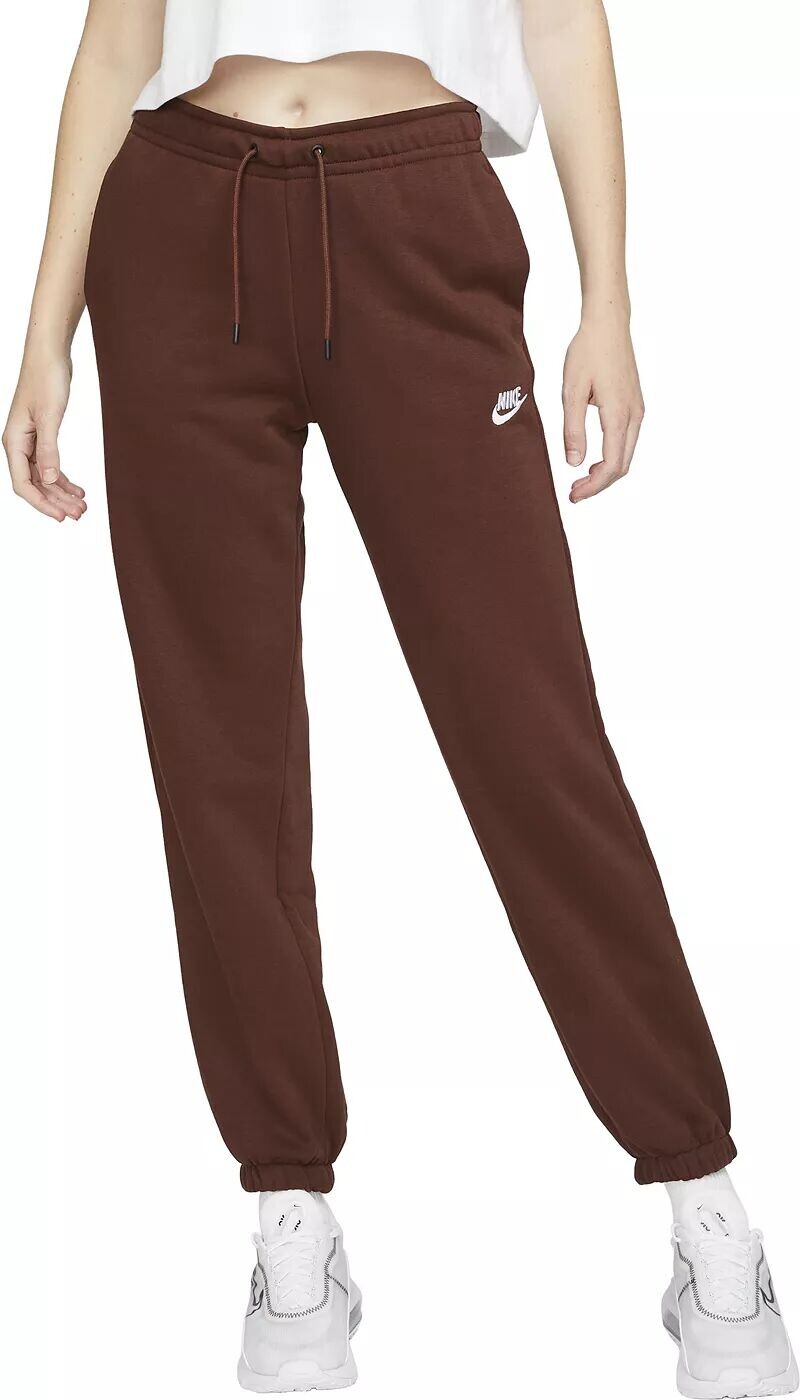 

Женские флисовые брюки Sportswear Essential Nike, бронзовый