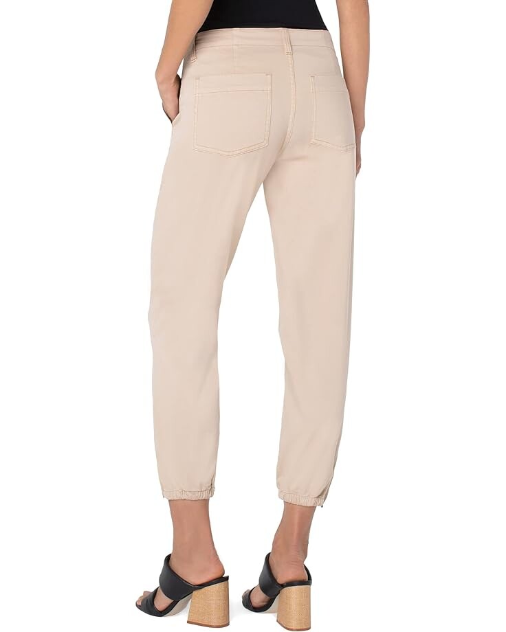 

Брюки Liverpool Los Angeles Crop Utility Pants w/ Zip Hem 27", цвет Burlap Tan