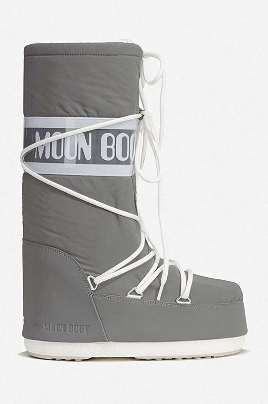 Зимние сапоги Moon Boot, серебро