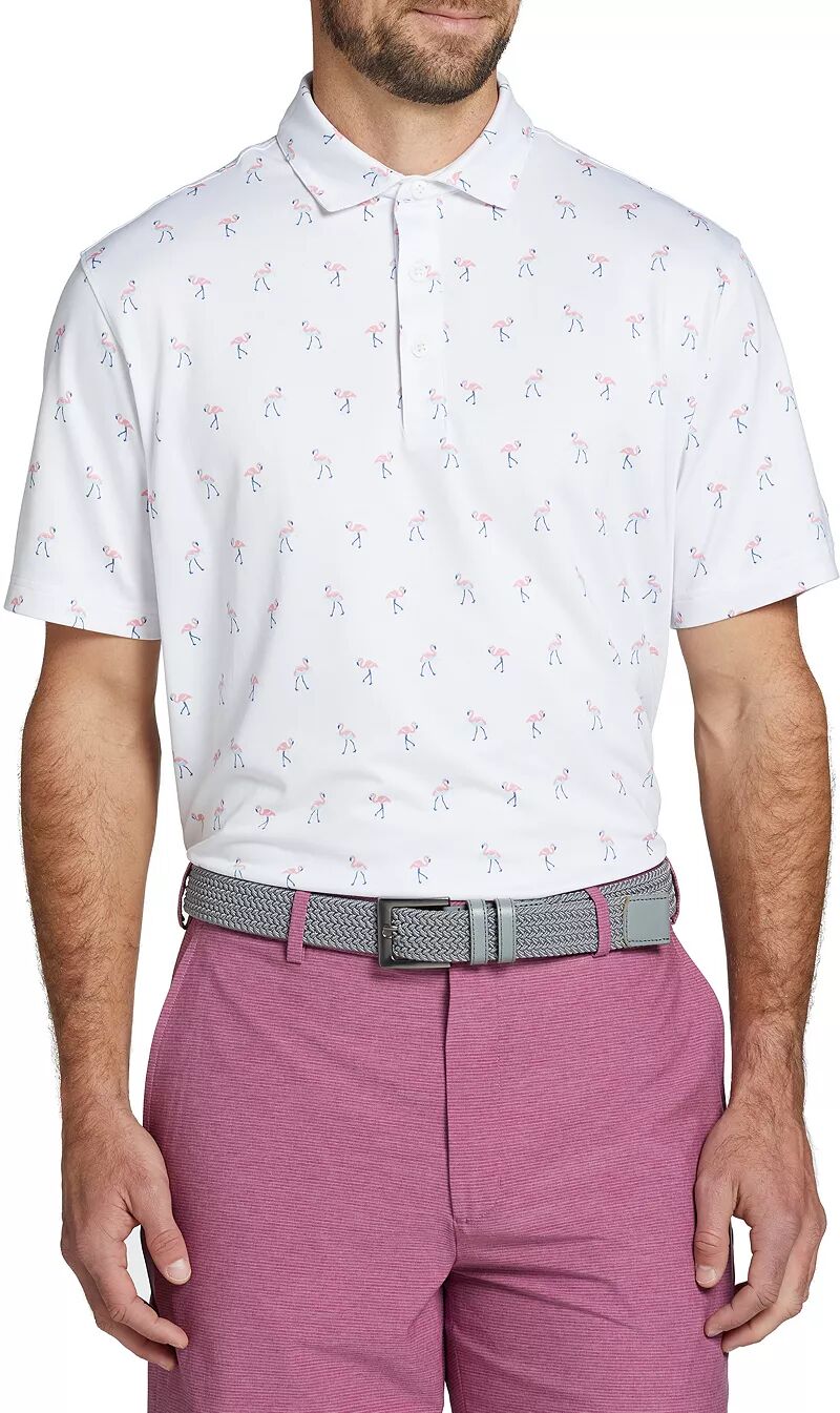 Мужская рубашка-поло для гольфа Walter Hagen Clubhouse Flamingo шкаф hagen hagen