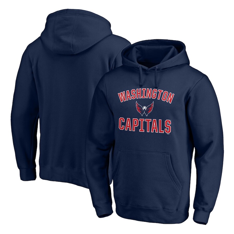

Пуловер с капюшоном Fanatics Branded Washington Capitals, нави