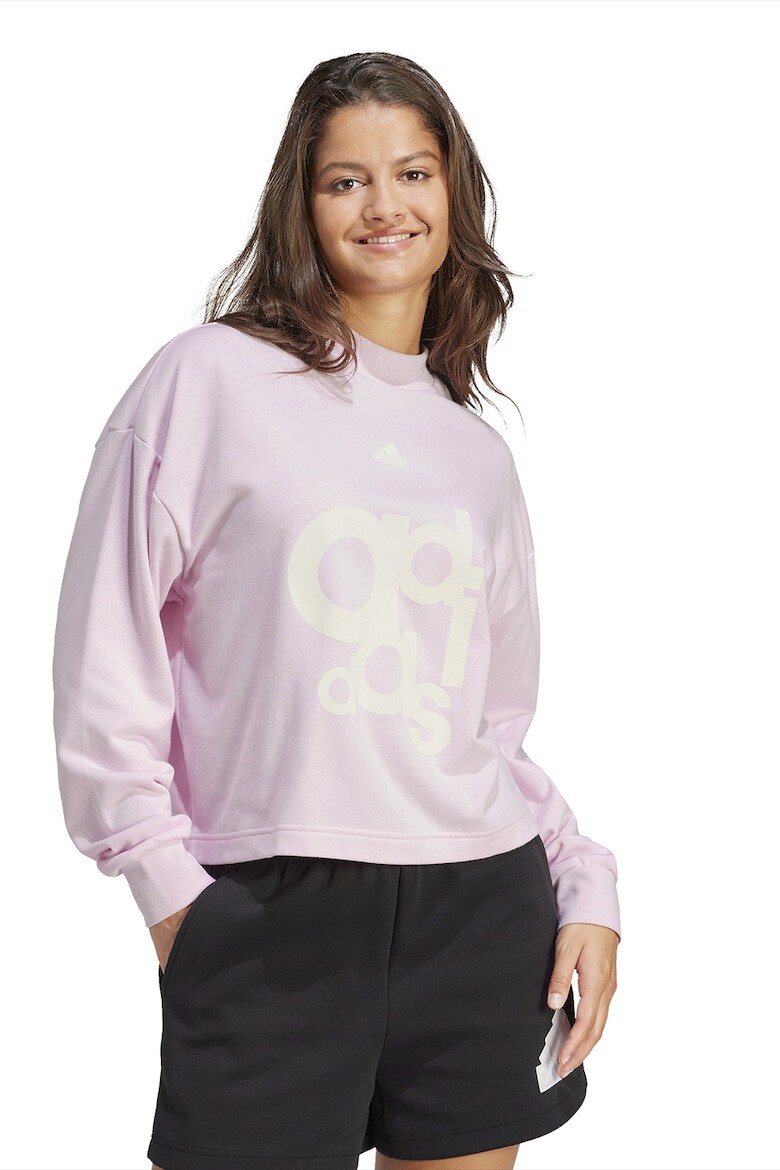 

Толстовка с логотипом Adidas Sportswear, розовый