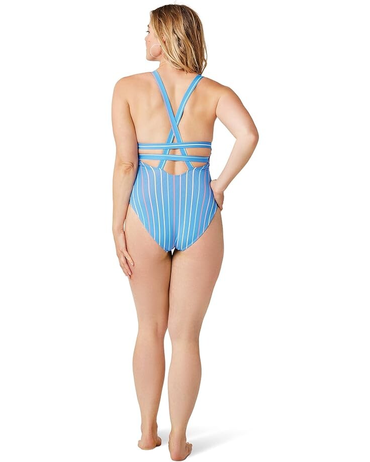 

Купальник Carve Designs Logan One-Piece, цвет Radiant Stripe