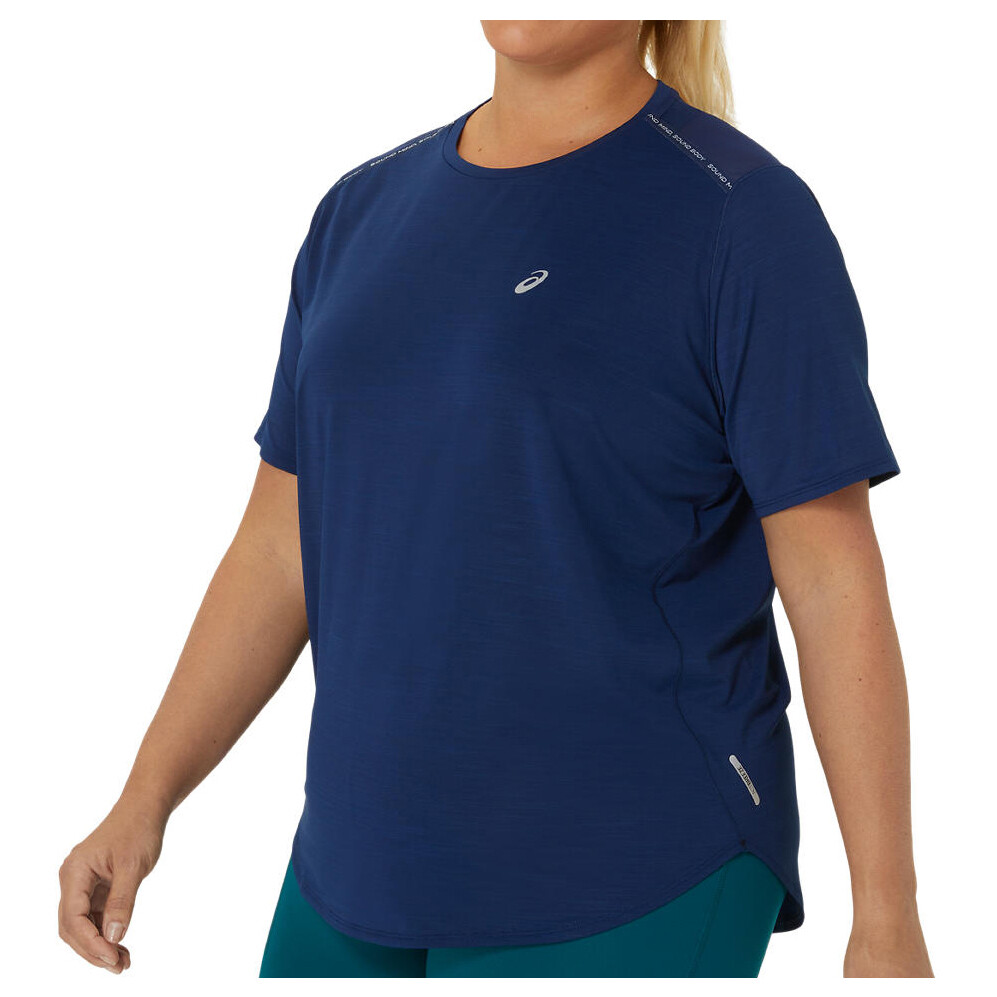

Беговая рубашка Asics Women's Road S/S Top, цвет Blue Expanse