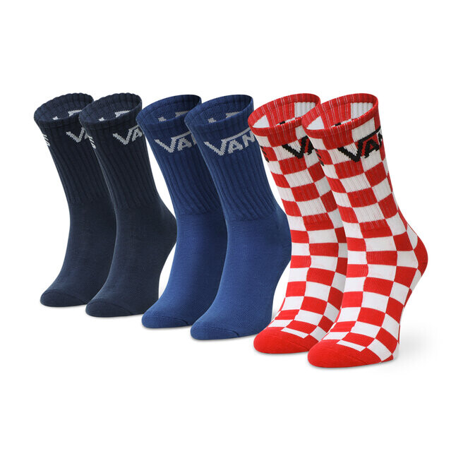 

Носки Vans, 3 шт, синий/красный/темно-синий
