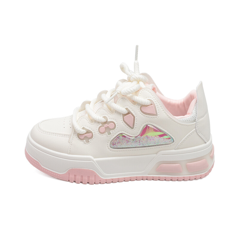 

Кроссовки RENBEN Lifestyle Shoes Women's Low-top White, розовый