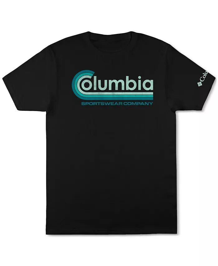 

Мужская футболка с графикой в ​​стиле ретро Sportswear Company Columbia, черный