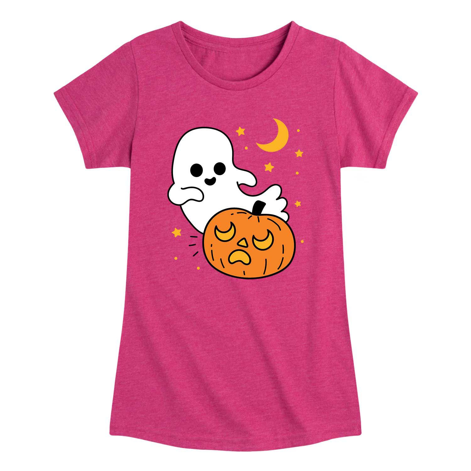 Осенняя футболка с рисунком тыквы и призраков для девочек 7–16 лет Licensed Character футболка с рисунком конфет и тыквы для девочек 7–16 лет licensed character