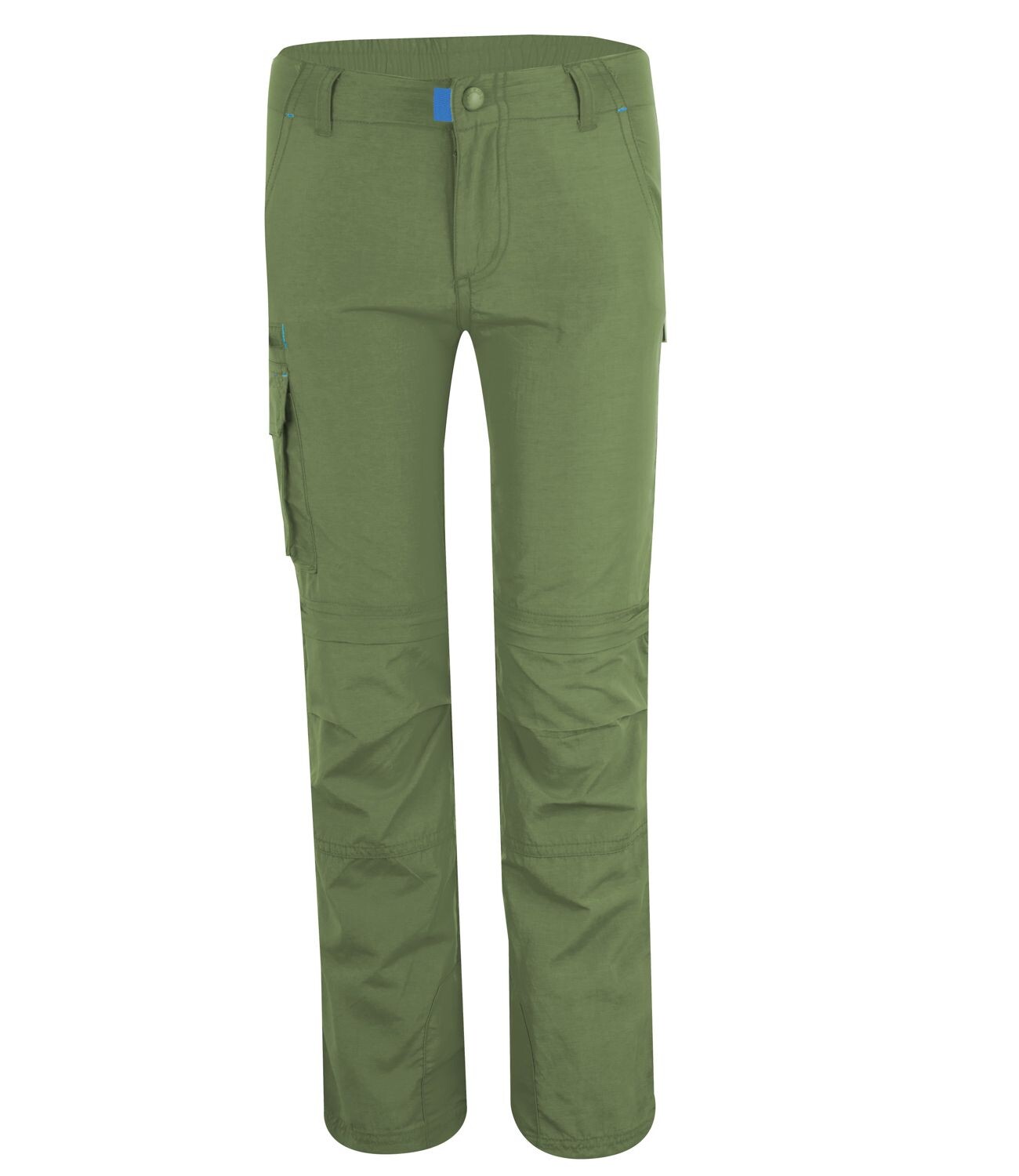 

Спортивные шорты Trollkids Zip Off Hose Oppland Slim Fit, цвет Olivgrün/Grau