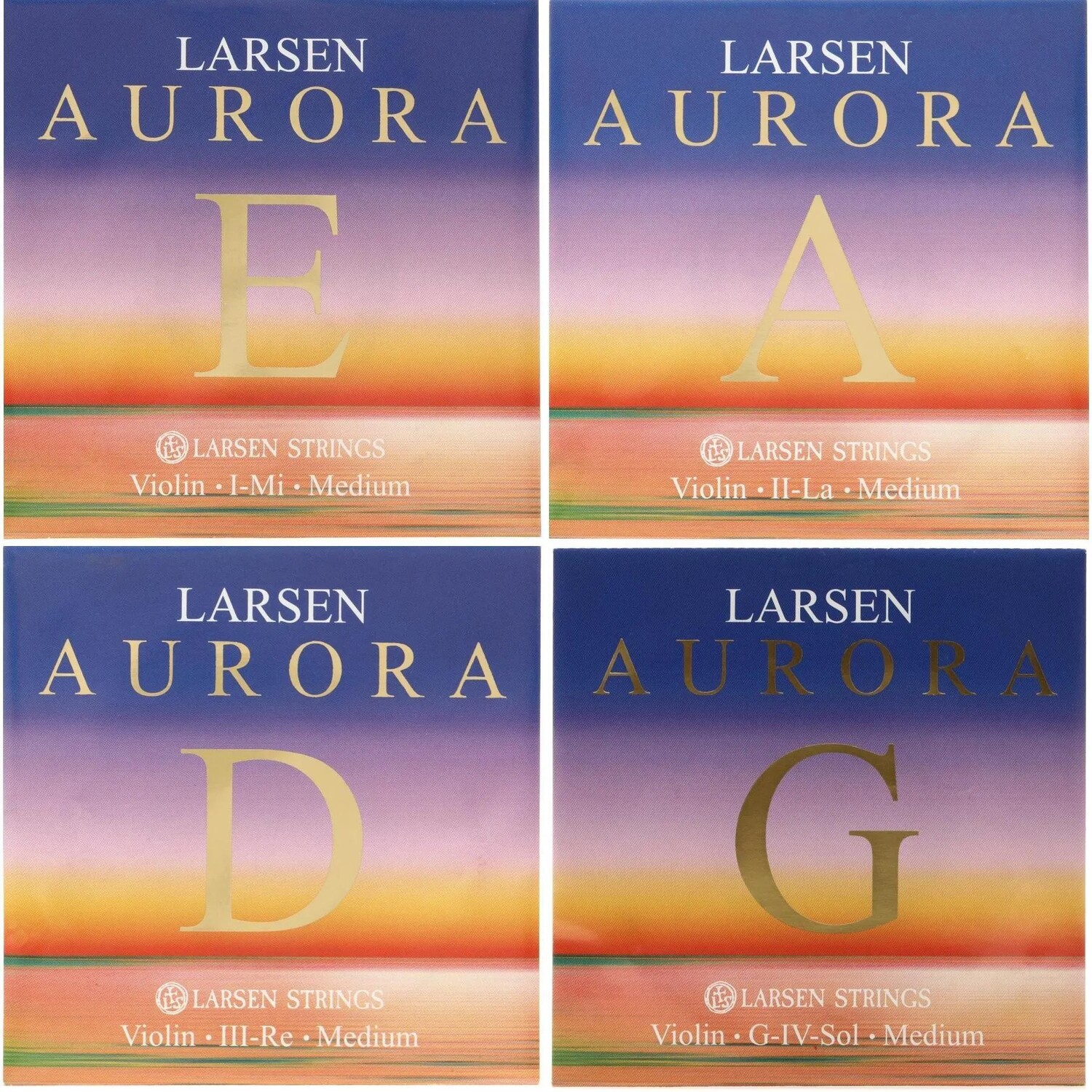 

Новый набор струн для скрипки Larsen Aurora - размер 4/4