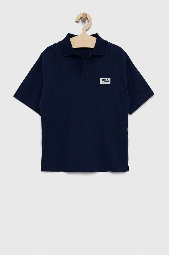 Рубашка-поло из детской шерсти Fila, темно-синий fila поло для мальчиков fila размер 164