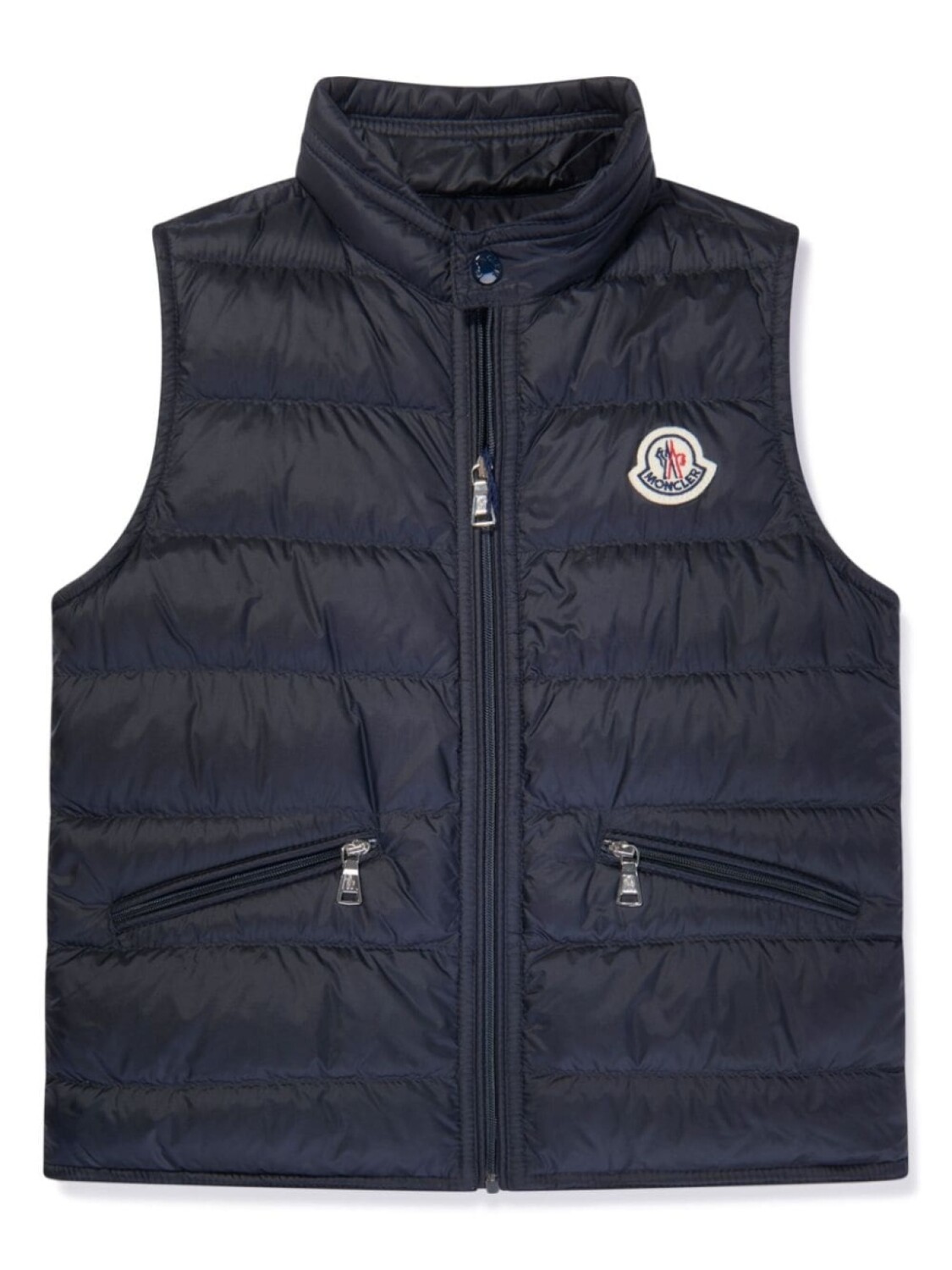 

Moncler Enfant дутый жилет Gui, синий