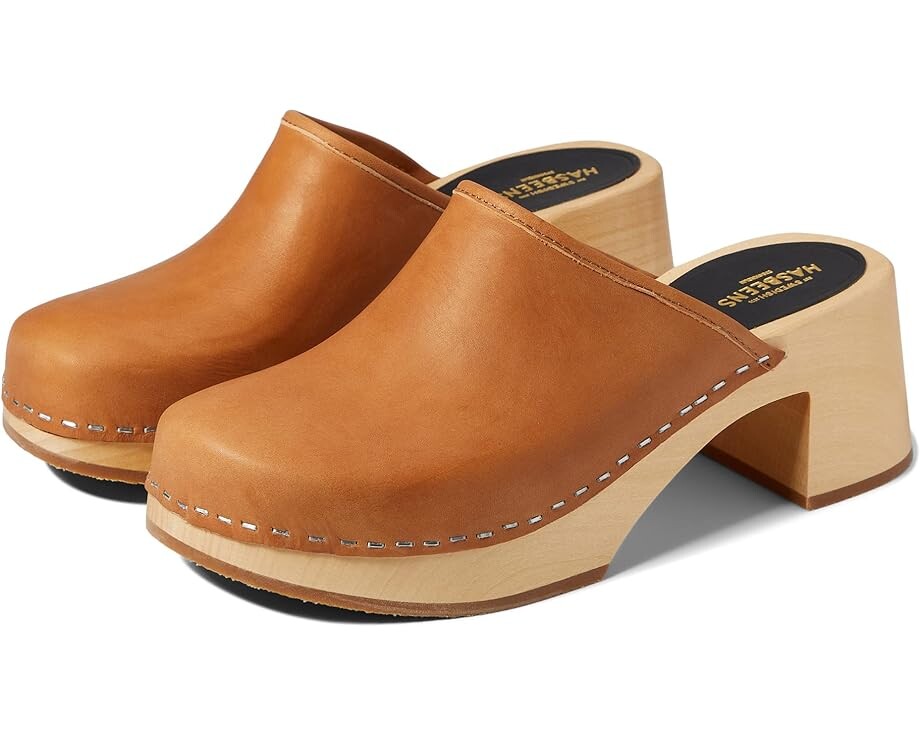 

Сабо Swedish Hasbeens Nature Clog, цвет Nature