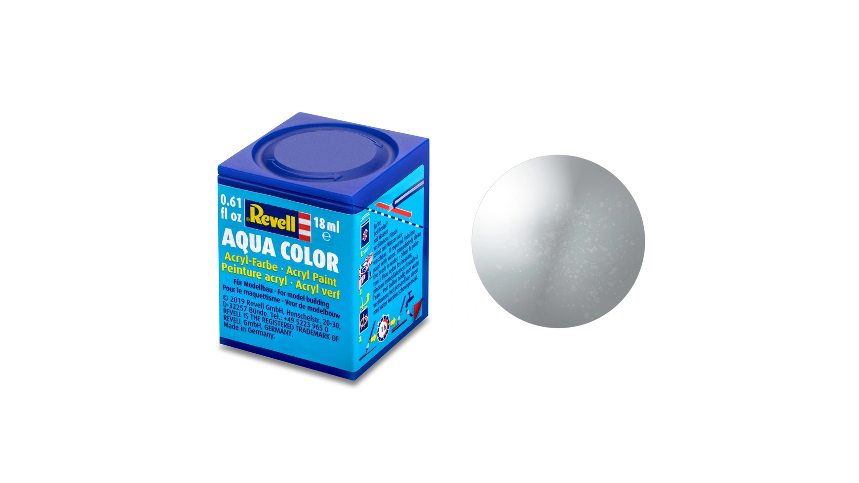 

Revell Aqua Color Silver, металлик, 18мл